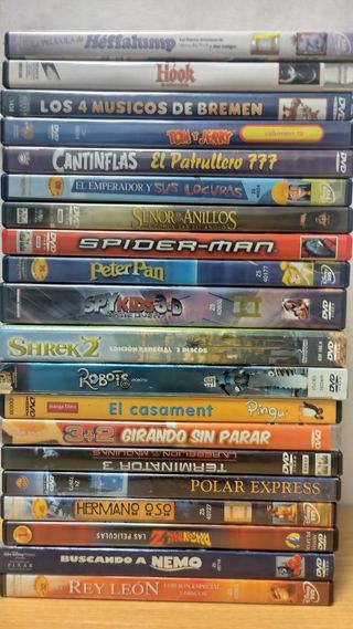 20 Películas DVD infantiles