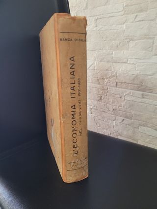 libro antico - l'economia italiana