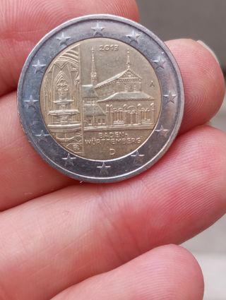 Moneda 2€ Conmemorativa Baden-Württemberg 2013