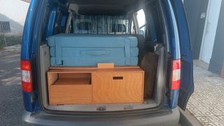 Mueble/Módulo Camper VW Caddy + Parasoles