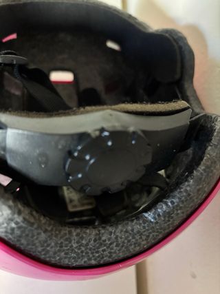 Casco y rodilleras niña