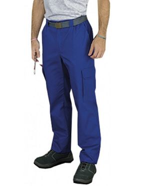 Pantalones trabajo azul