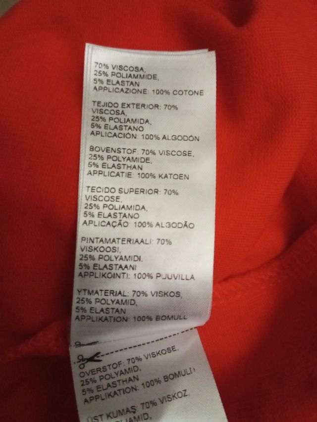 Vestido rojo con encaje