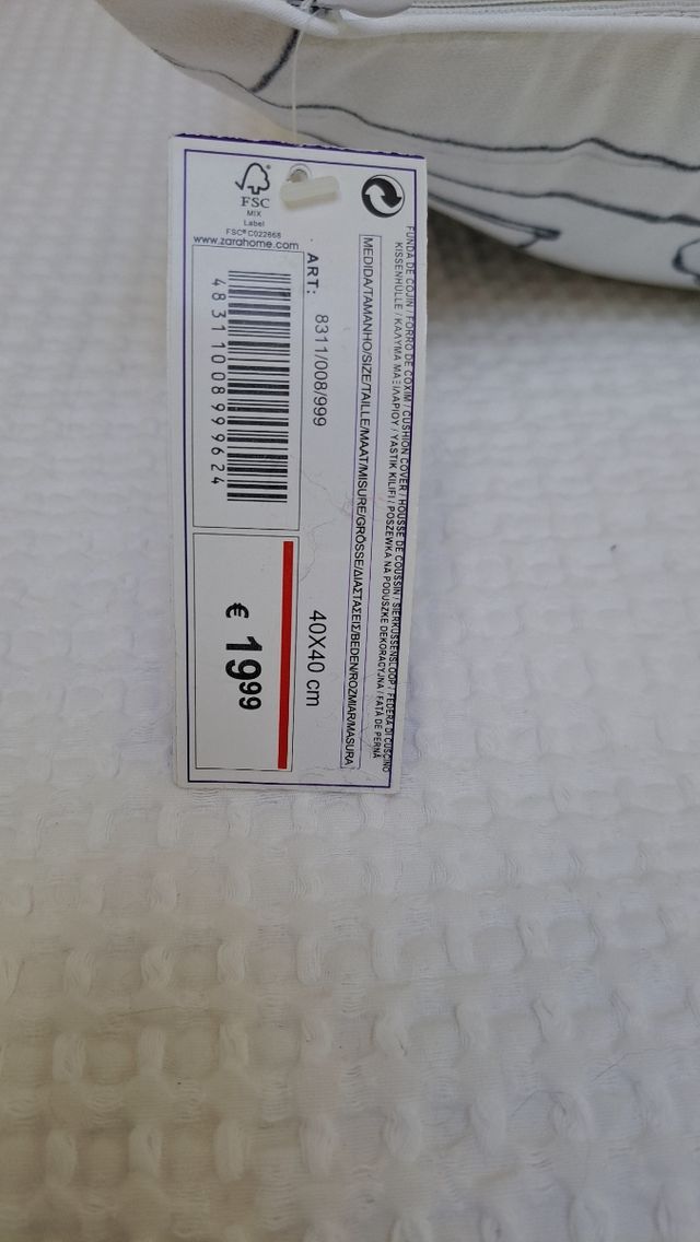 3x1 NUEVOS Cojines Zara Home