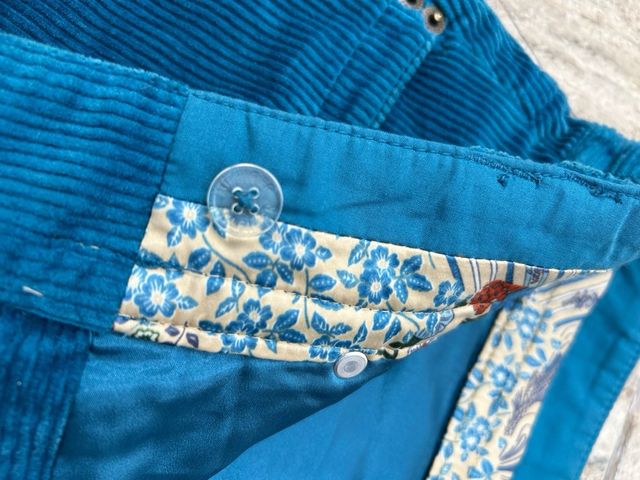 Minifalda pana Tommy Hilfiger azul