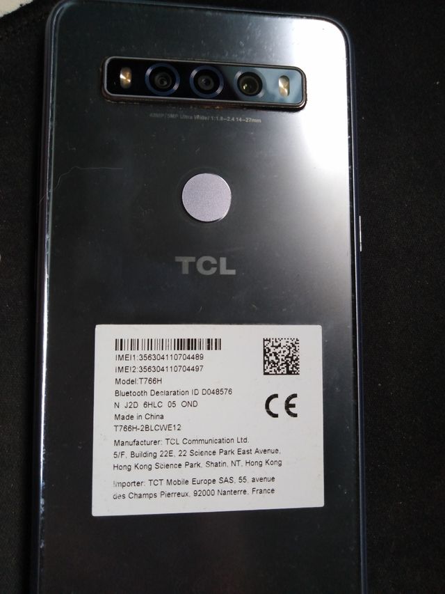 TCL teléfono móvil - Gris espacial
