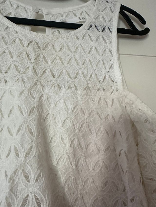 Vestido Lefties blanco talla S