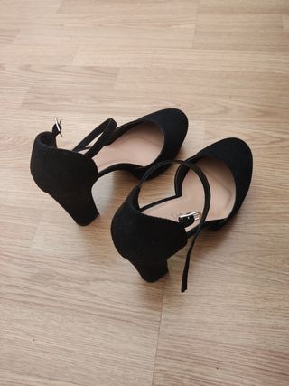 Zapatos negros tacón Peach Pie - Talla 40