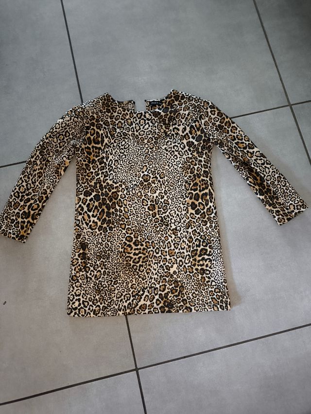 Vestito Leopardo bimba