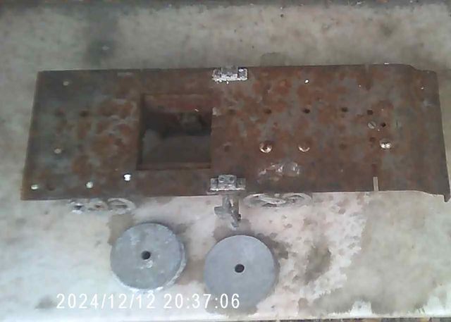 Locomotiva a vapore metallica antica - misura LGB