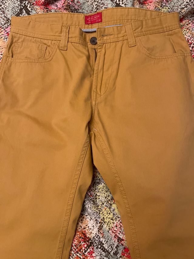 Pantalón hombre tonos ocre - Talla 42. nuevo