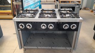 Cocina industrial HR-6: 6 fuegos