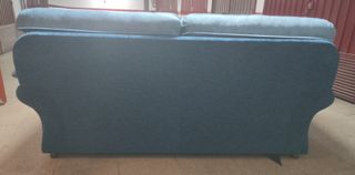Sofá 2 plazas azul