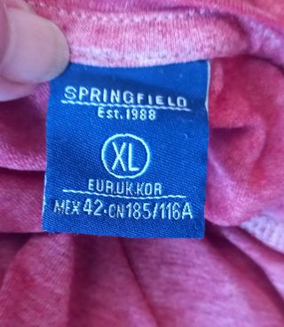 Camiseta Hombre Springfield T XL-XXL