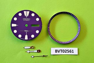Seiko PÚRPURA MANOS MINUTOS PISTA CONJUNTO