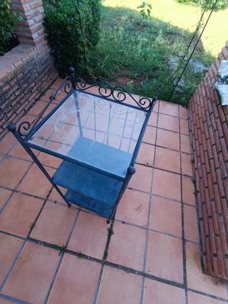 Estanteria metalica negra