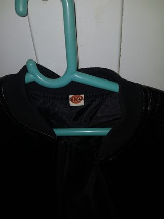 Chaqueta cuero negra niñ@ para disfraz