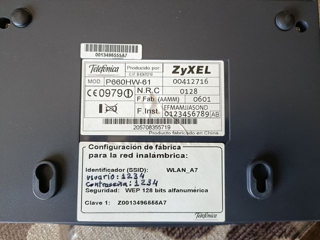 Router WiFi Sagem Fast 2604