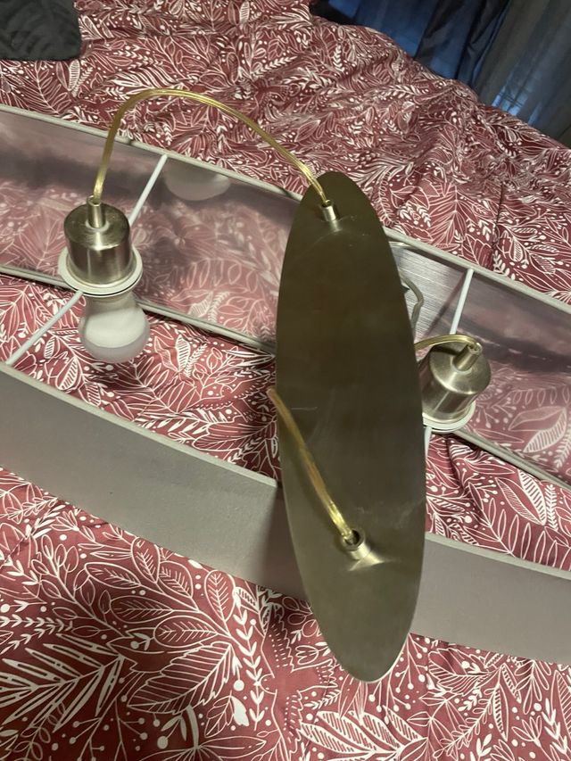 Lámpara techo gris metal - Moderna