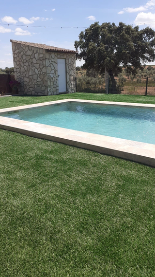 Césped artificial reciclado