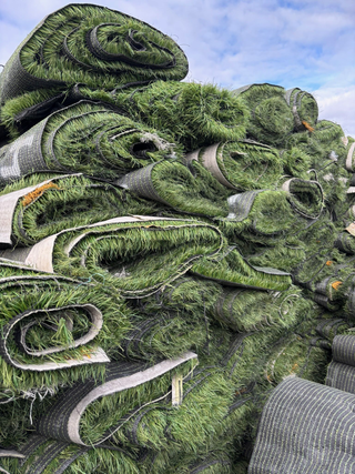 Césped artificial reciclado