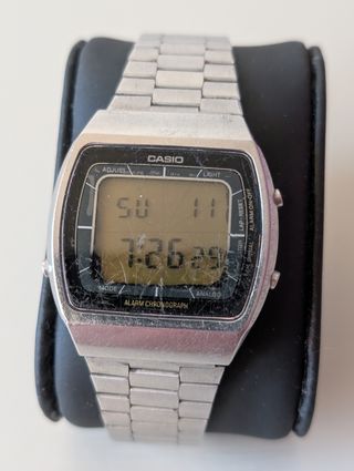 Orologio vintage Casio A203 Blue Thunder 