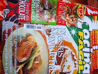 Revistas cocina fácil.