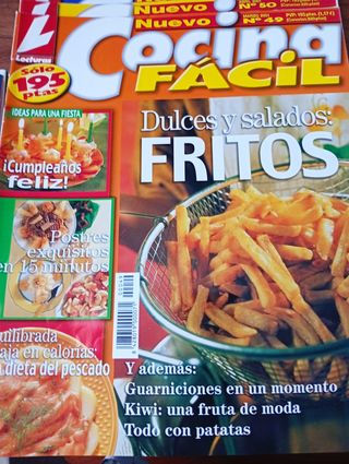 Revistas cocina fácil.