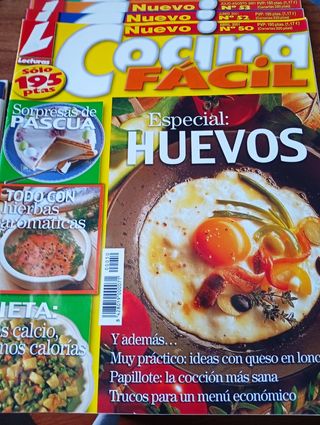 Revistas cocina fácil.