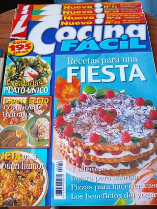 Revistas cocina fácil.