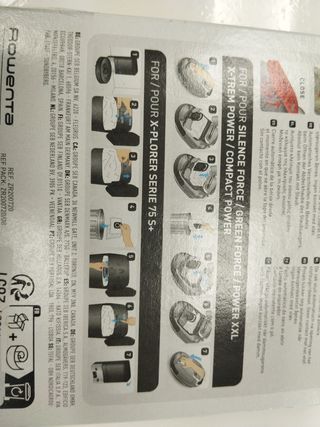 4 Bolsas aspiradora Rowenta Tefal