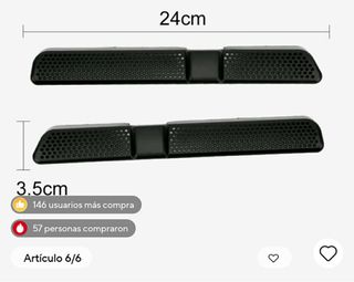 Rejillas salida aire acondicionado Tiguan y Ateca 
