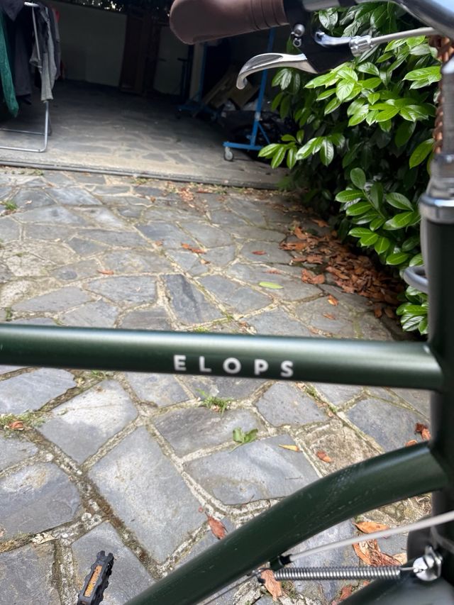 Bicicleta ELOPS City 520 Verde