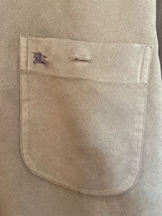 Camisa Burberry textura ante.Talla L 
Corte Ingles
