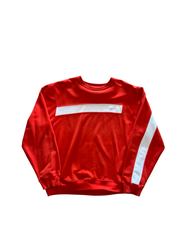 sudadera naranja vintage nike premium 90s 00s y2k