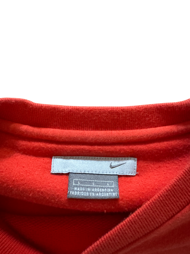 sudadera naranja vintage nike premium 90s 00s y2k