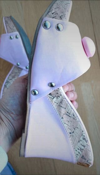 Sandalias Milanda plataforma rosa