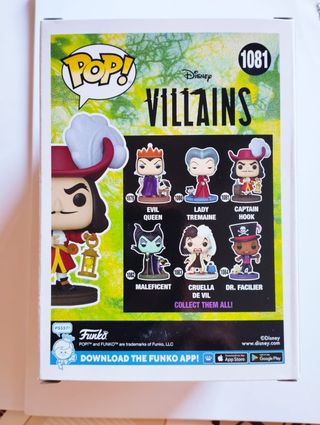 Funko Pop! Capitan Garfio Captain Hook #1081 NUEVO