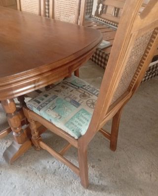 Mesa Comedor Madera - 6 Sillas