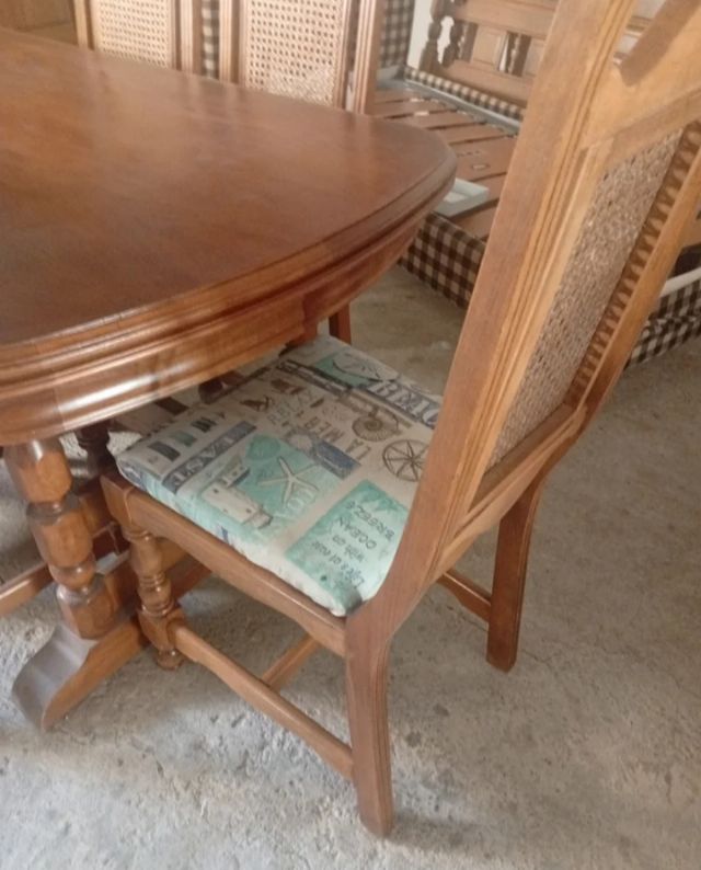 Mesa Comedor Madera - 6 Sillas