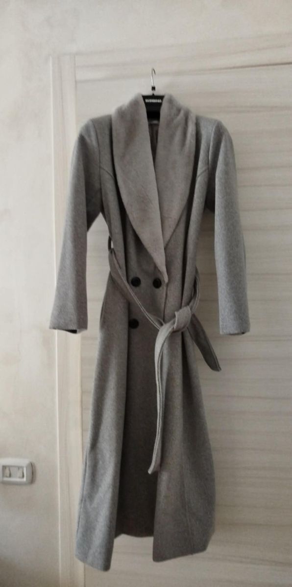 Cappotto lungo grigio