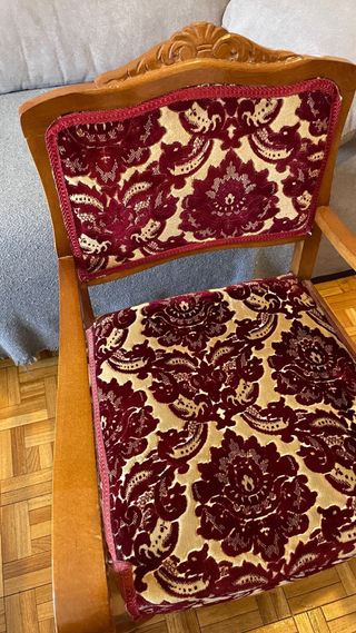 Sillón vintage madera