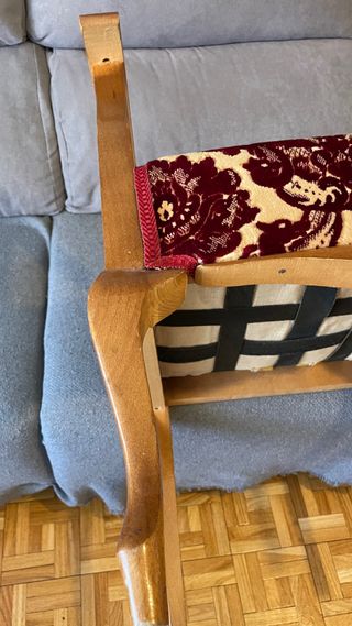 Sillón vintage madera