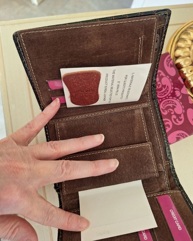 Portafoglio COVERI pelle multicolor