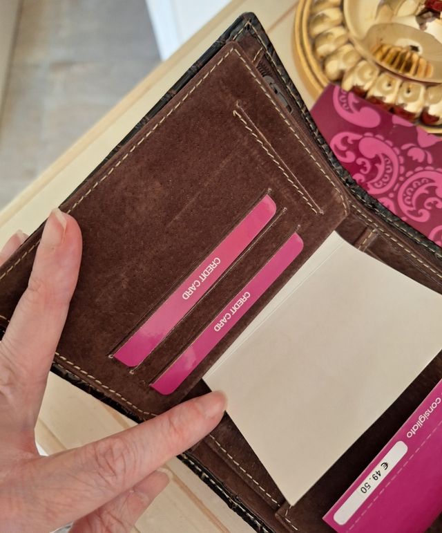 Portafoglio COVERI pelle multicolor