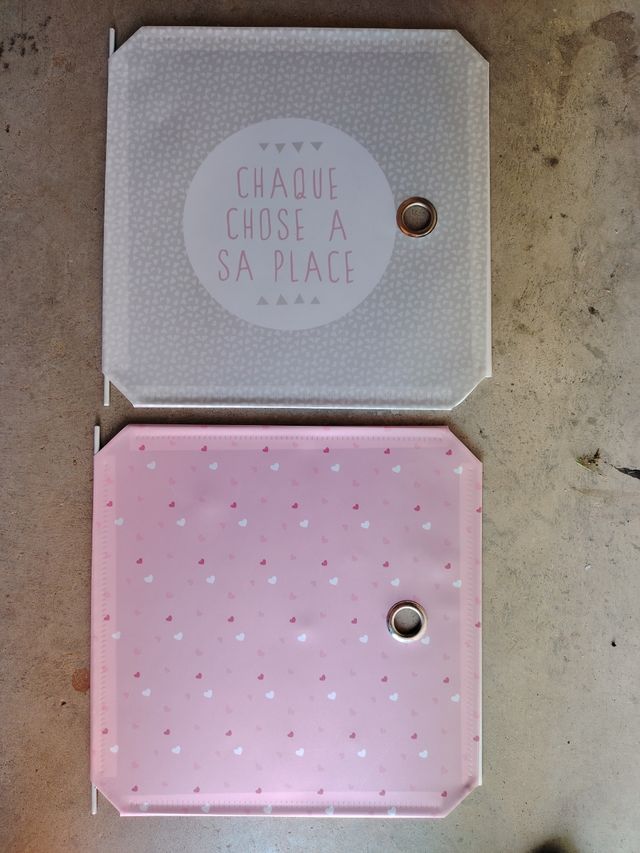 Armario infantil rosa - 3 cubos