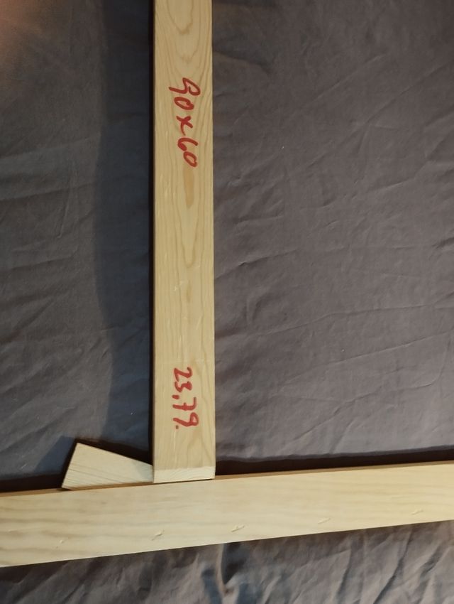 Bastidor lienzo madera