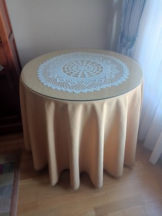 Camilla 80cm beige - cristal & tela