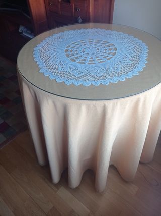 Camilla 80cm beige - cristal & tela