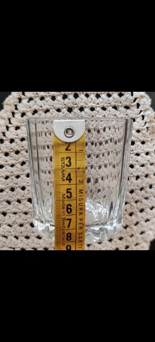 6 Bicchieri Vetro Trasparenti